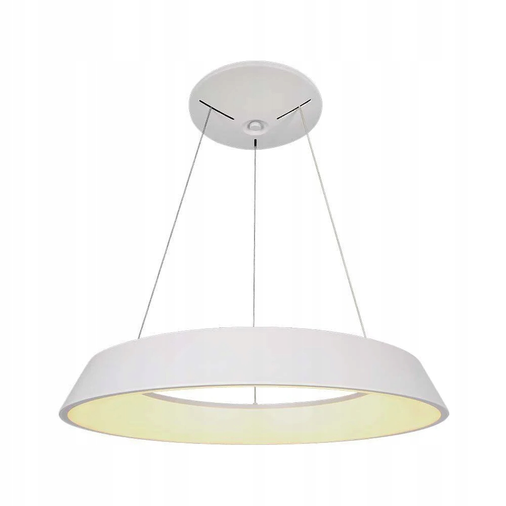 Závesná Led lampa biela okrúhla 50 cm moderná do jedálne 3000K V-tac