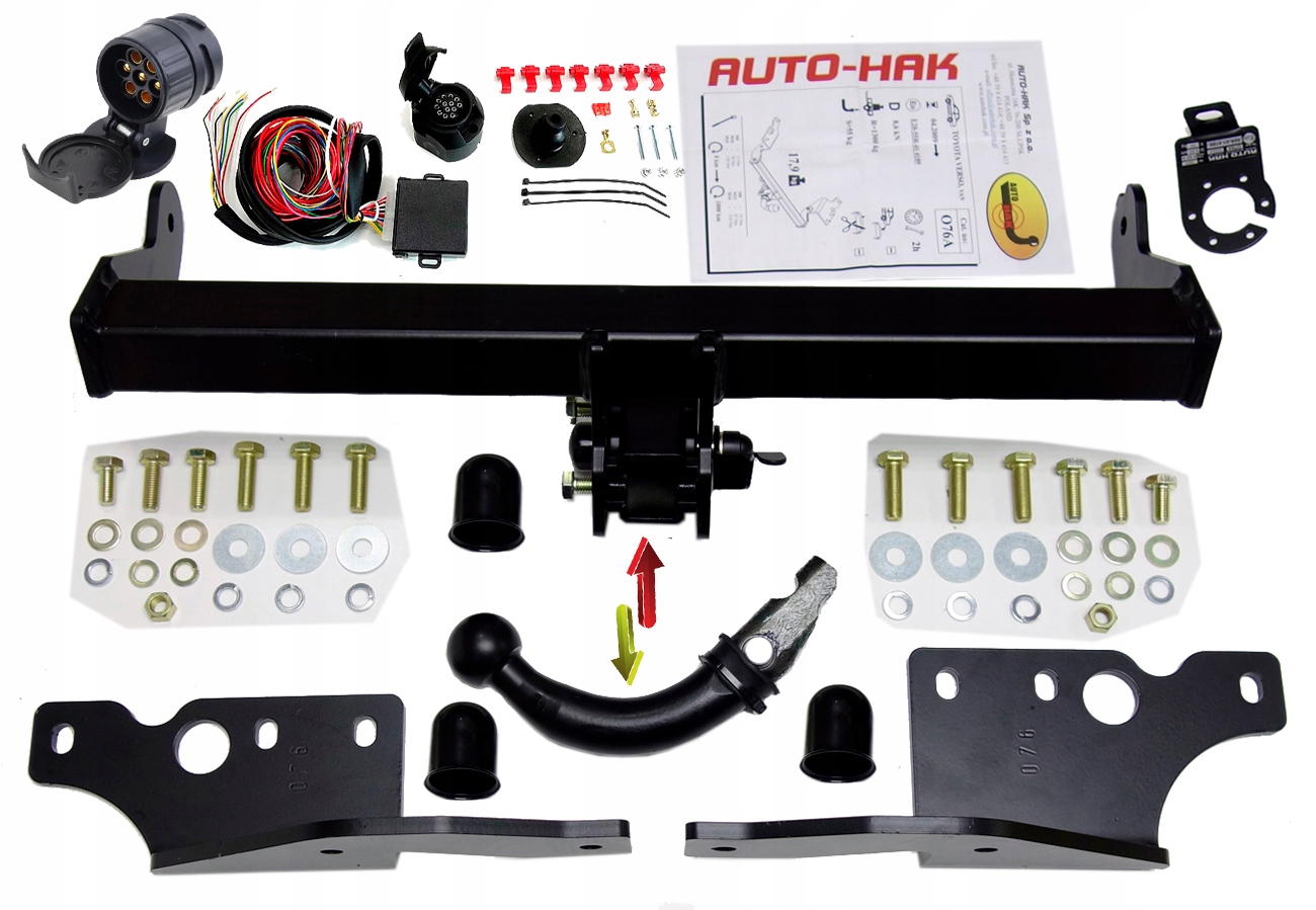 

Hak Holowniczy O76A+MODUŁ13PIN Toyota Verso od2009