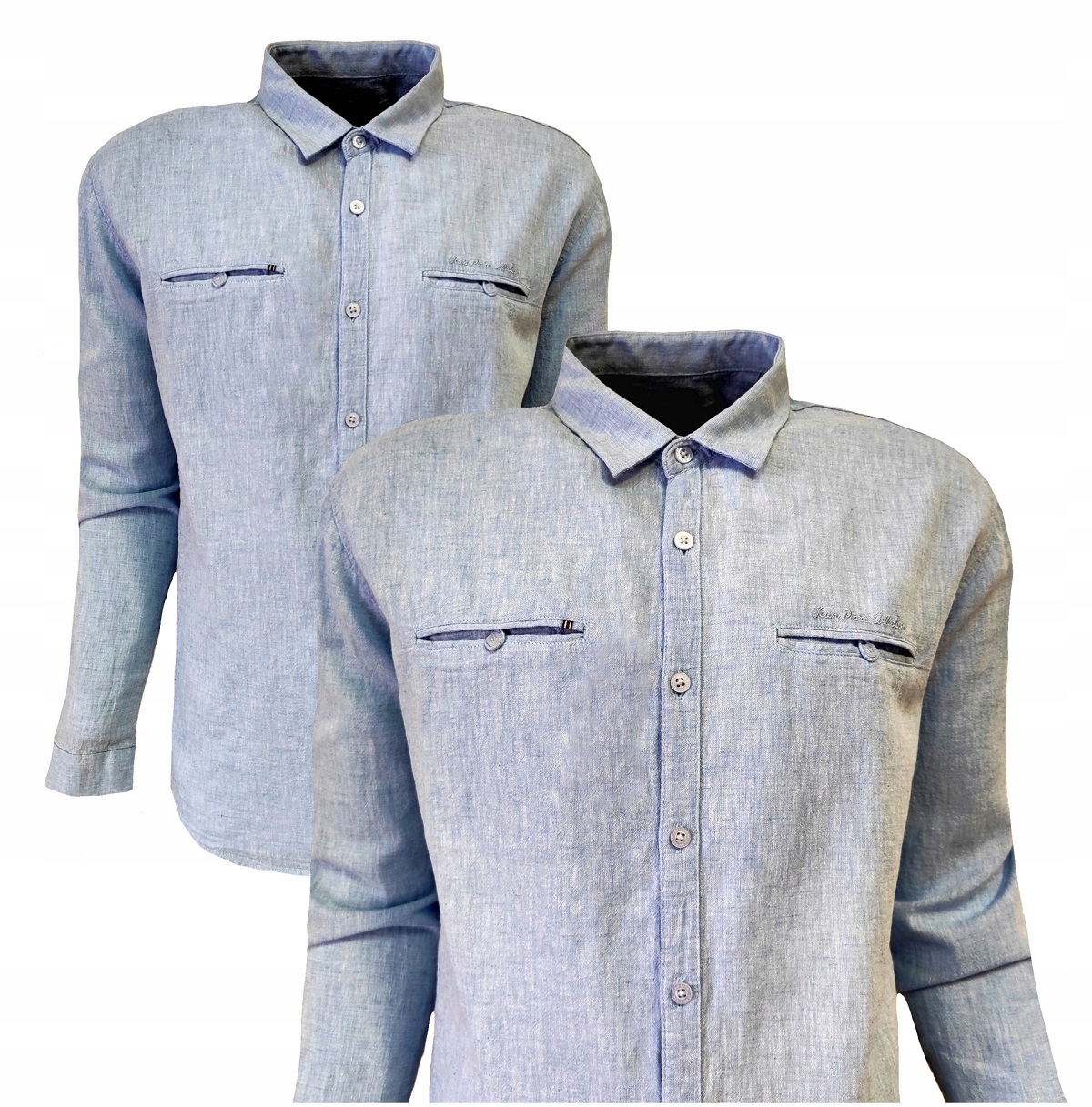 Pánská sportovní košile Lniana letní casual L Jean Piere