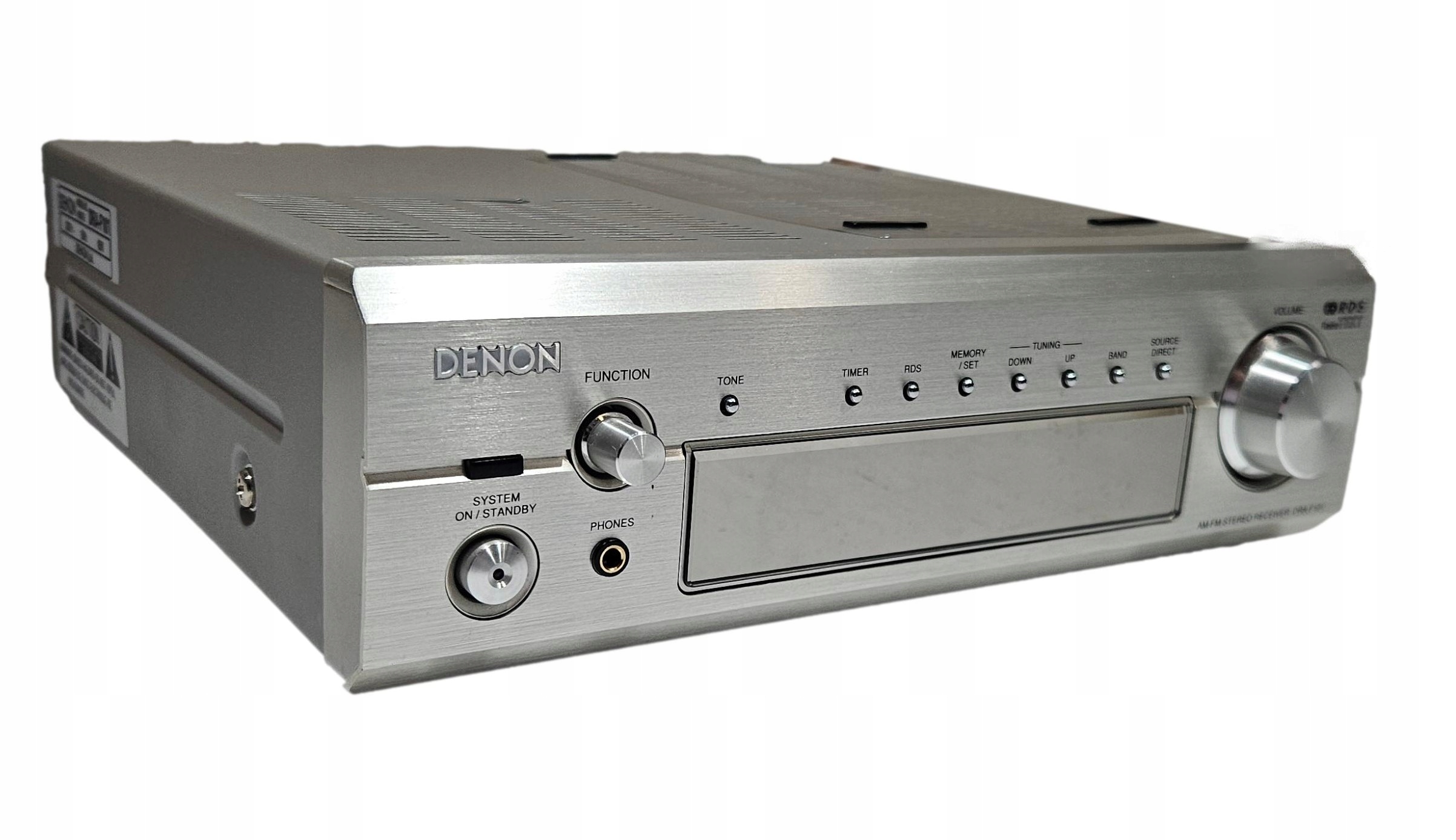 DENON DRA-F101 AM-FM ステレオレシーバー Amazon.co.jp: Denon Fシリーズ レシーバー シルバー DRA-F101-S