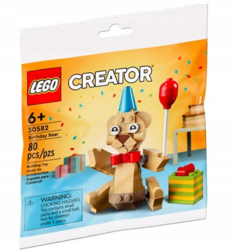 Lego Creator Urodzinowy niedźwiedź 30582