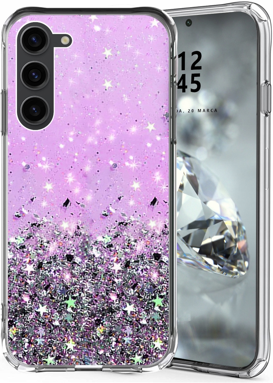 

Etui Do Samsung S23 5G Shining Brokat Case