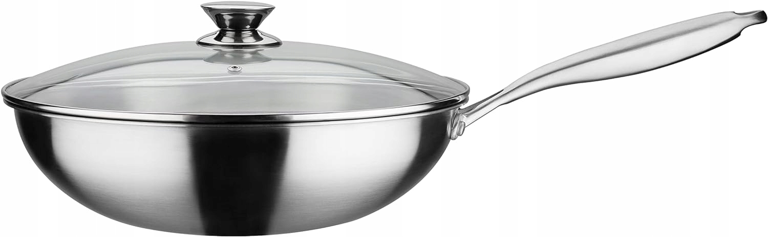 Gsw Panvica wok Asia so sklenenou pokrievkou 32 cm