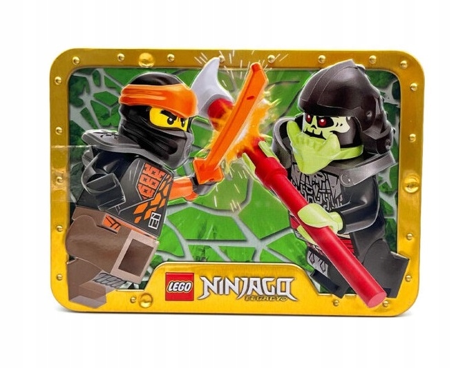 Lego Blister Ninjago Zestaw Cole vs. Bone Knight #112326 [Metal Box]