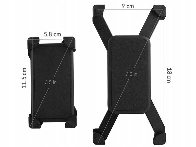 UCHWYT ROWEROWY NA ROWER TELEFON DO TELEFONU 7 CAL Rodzaj rowerowy