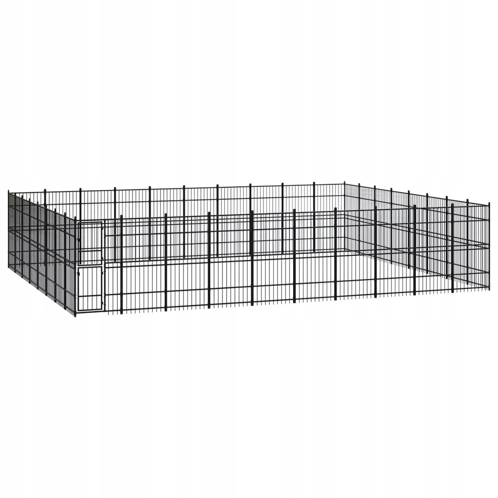 Levně Venkovní psí kotec ocel 73,73 m²