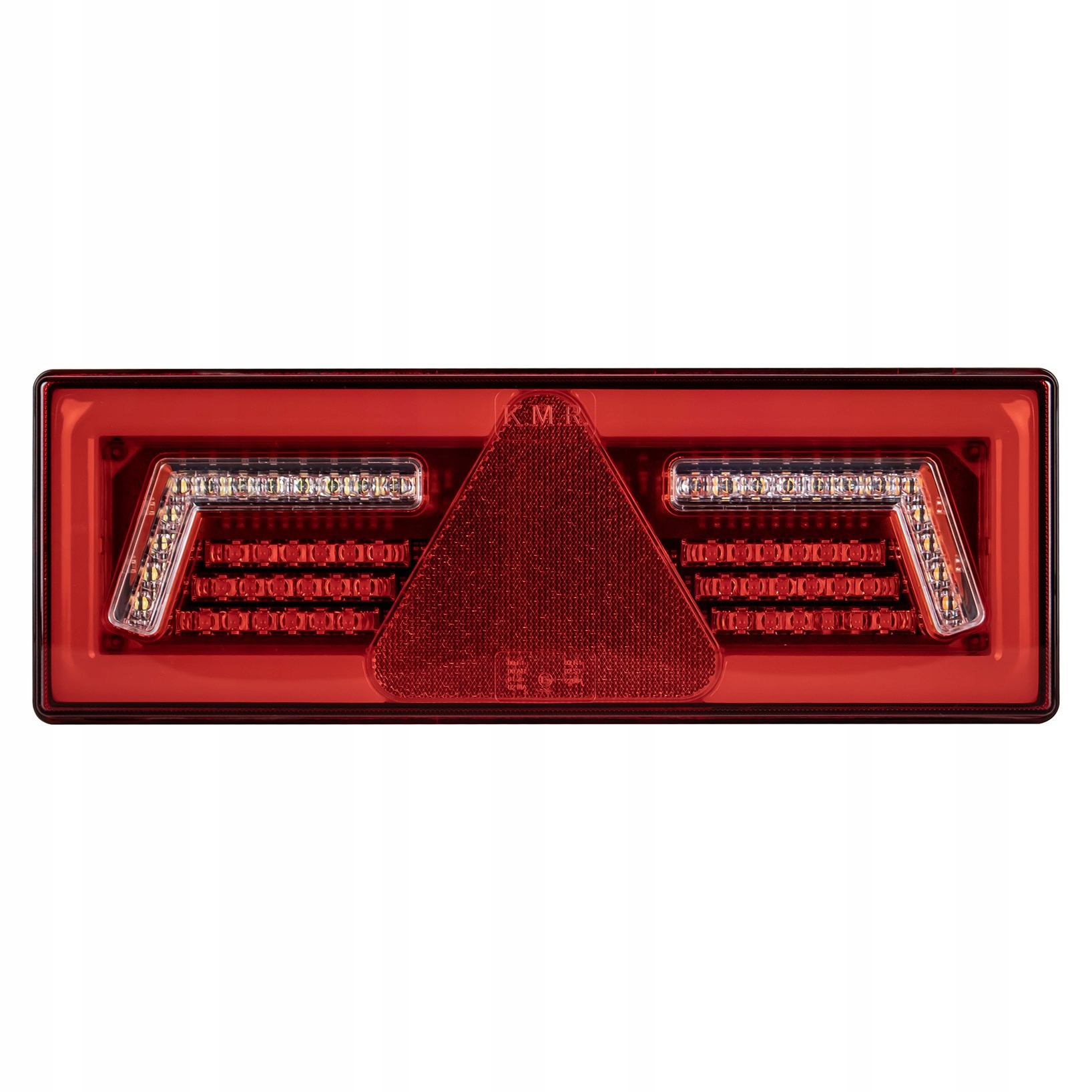 Zadní světlo KMR1 96 Led 12/24 V s pravým trojúhelníkem, 6 funkcí