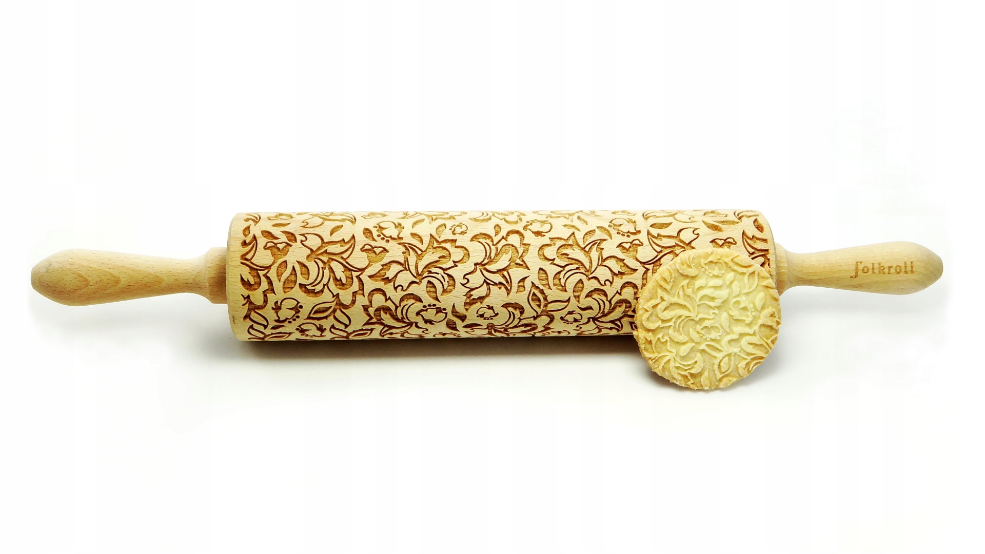 Wałek grawerowany LILIE, duży Marka Folkroll