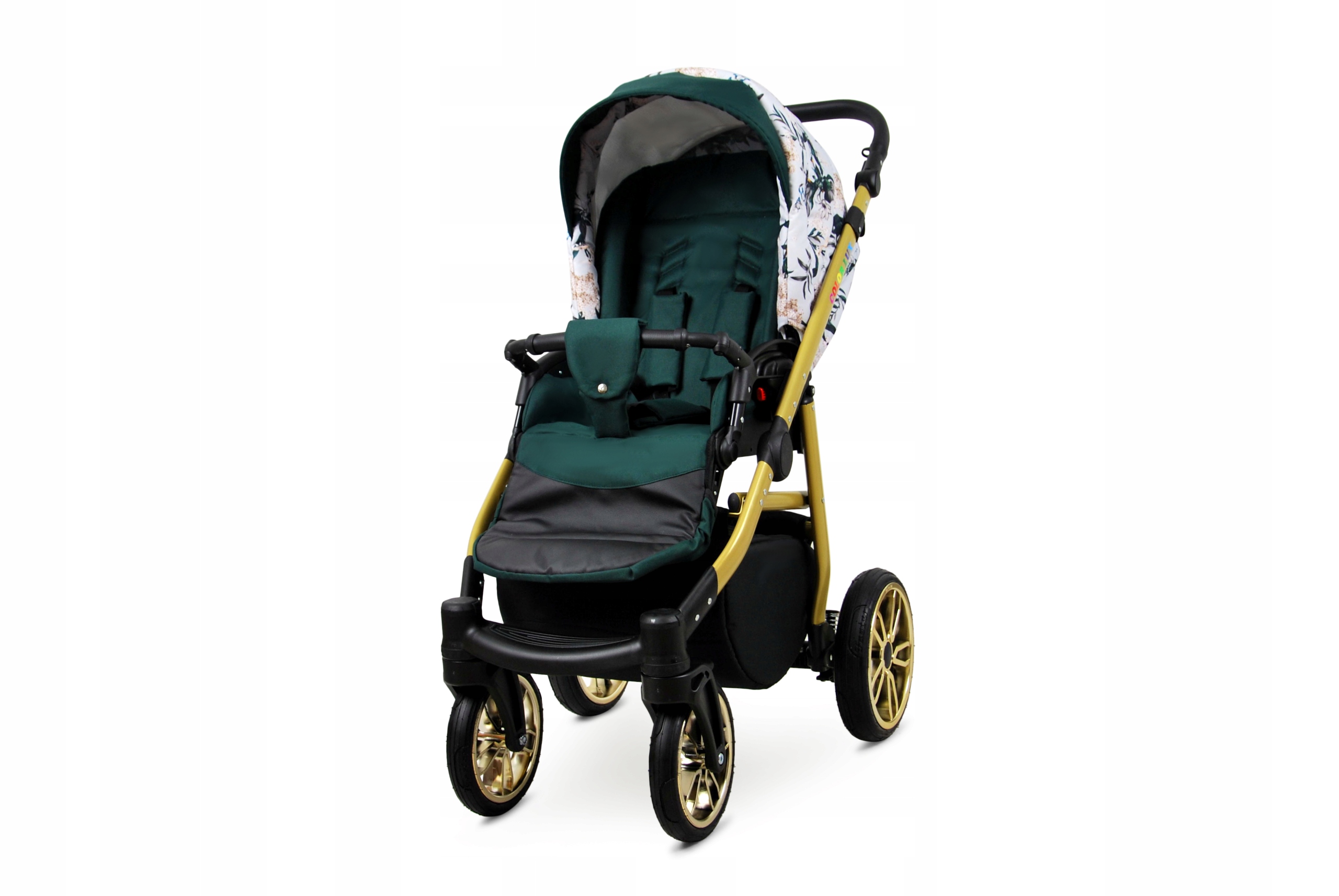 RAF-POL WÓZEK COLORLUX 4w1 ECO SKÓRA + BAZA ISOFIX Marka BabyLux