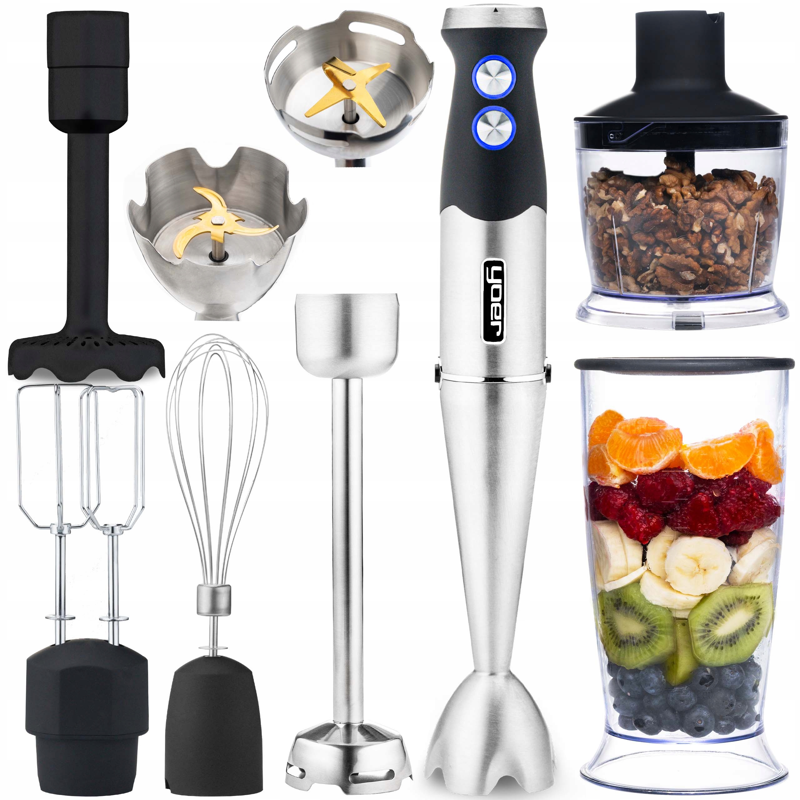 

Blender ręczny Wielofunkcyjny Yoer 1500W+AKCESORIA