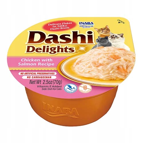 8x Inaba Cat Dashi Delights losos 70 g