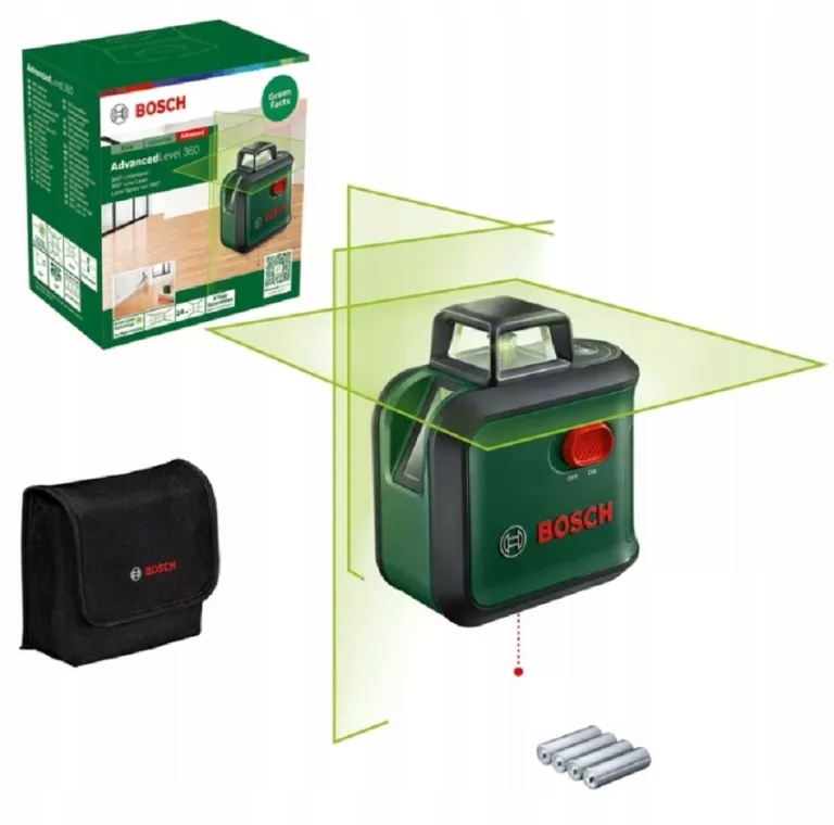 Bosch Zielony Laser Krzyżowy Advancedlevel 360 Do 24 M 4059952648026