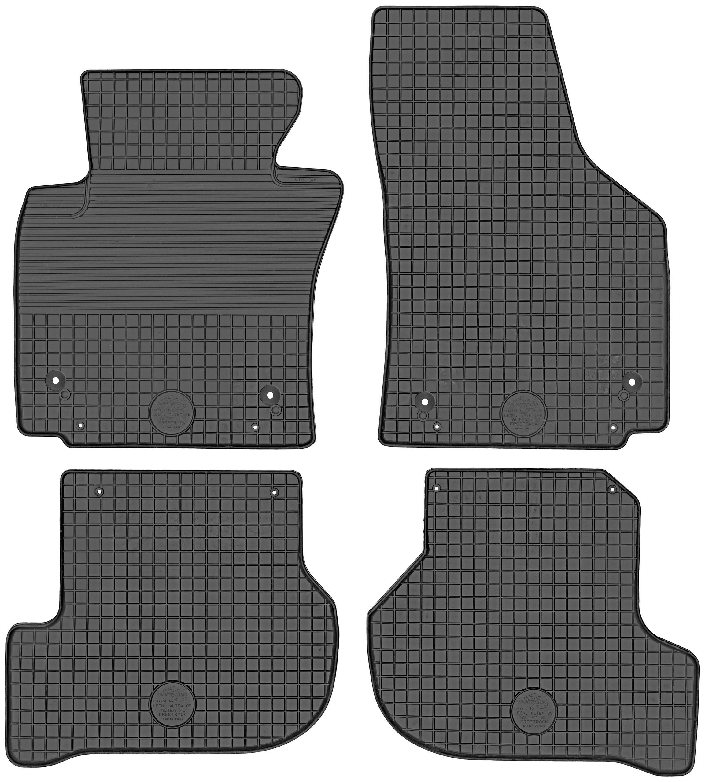Килимки Ньюстайлінг резинові 216934 4 el.