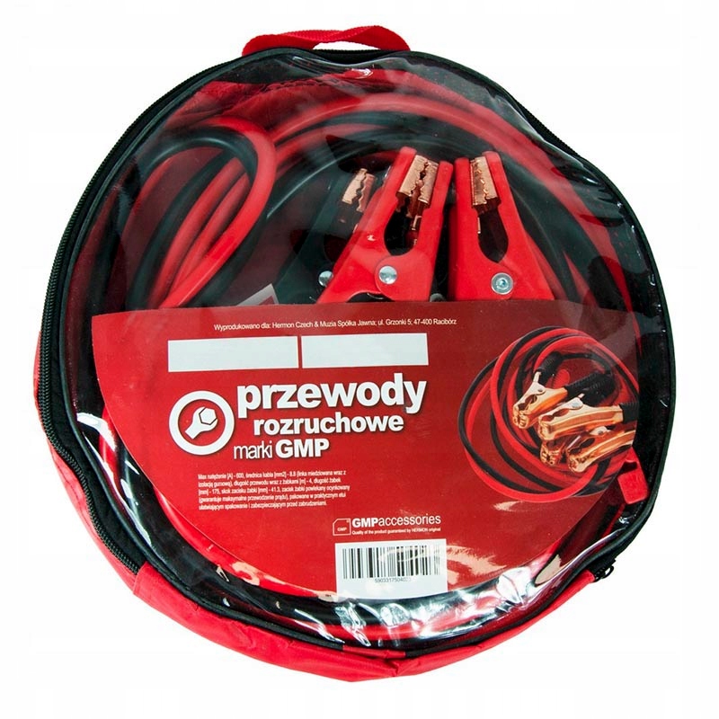 

Kable, przewody rozruchowe 800A, 6m