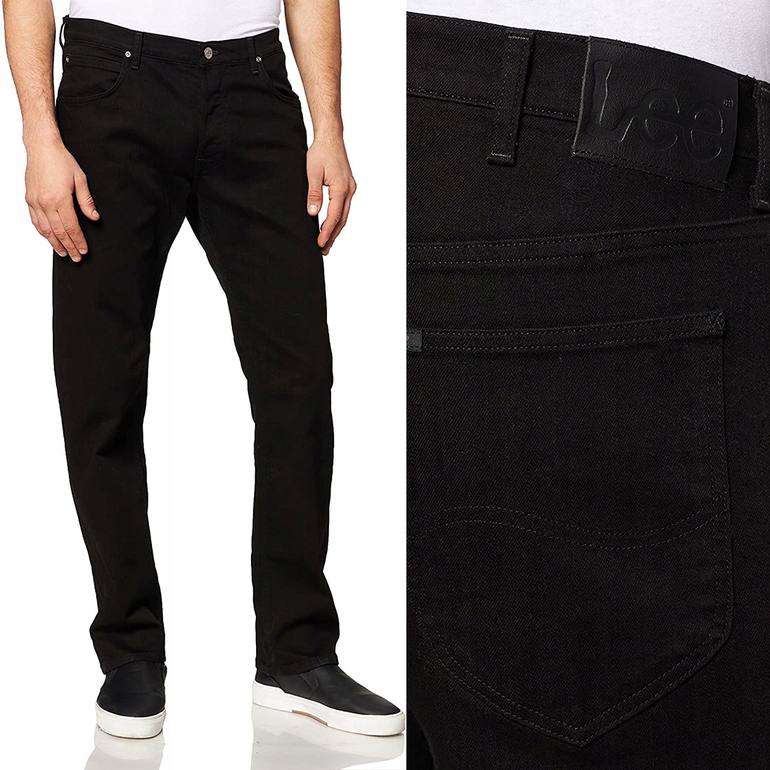 

Lee Daren Clean Black Czarne Jeansy W38 L34