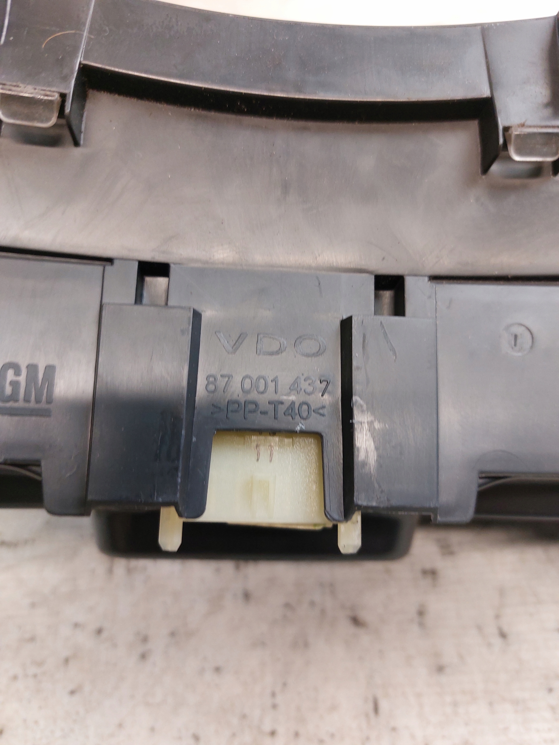 dials dials OPEL MERIVA A 1.7CDTI