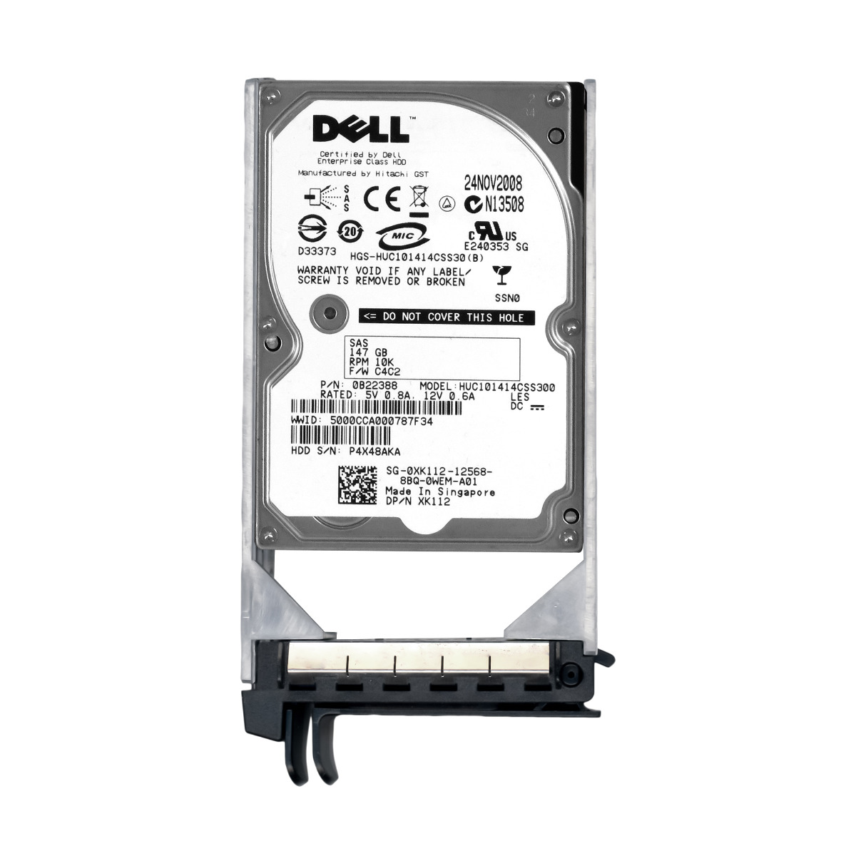 Dell 0XK112 147GB 10K Sas 2.5'' HUC101414CSS300