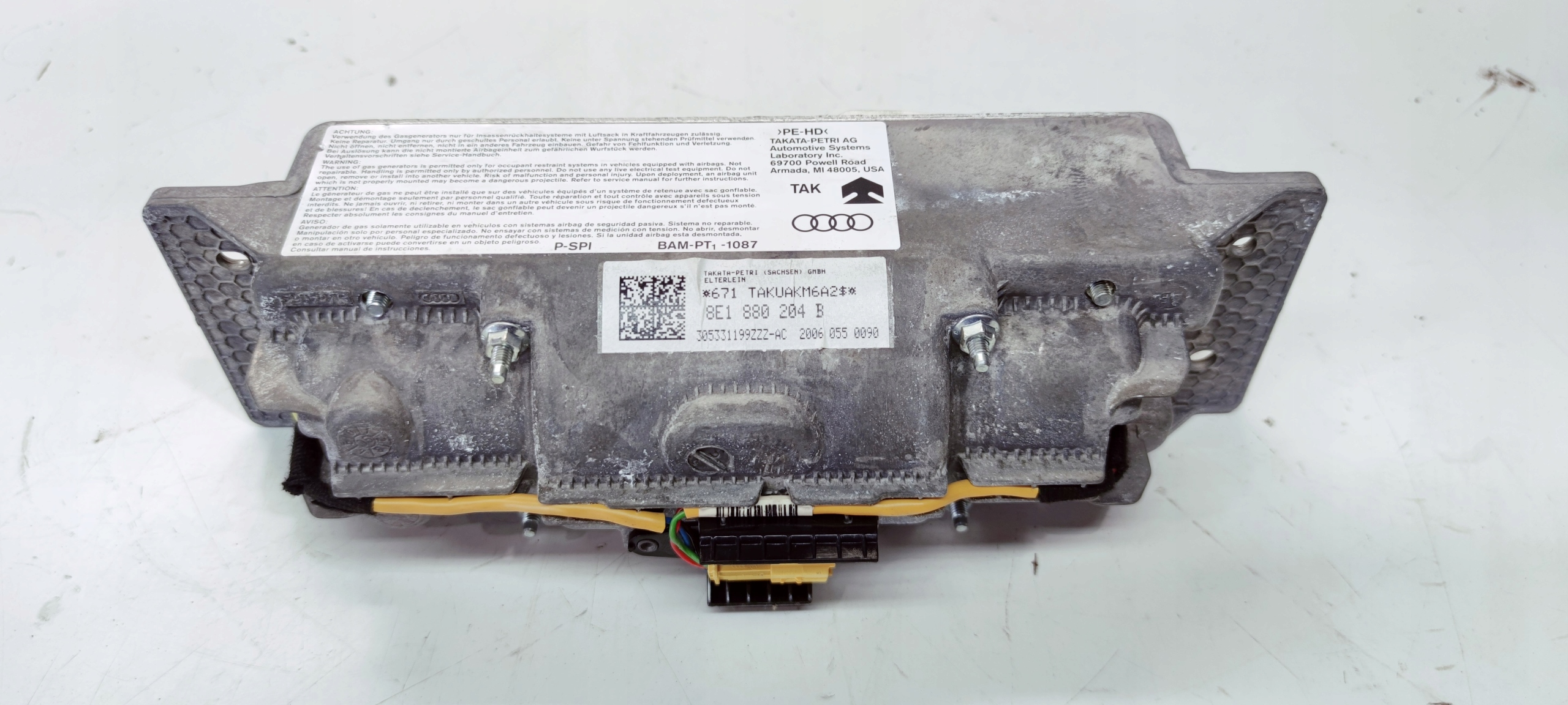airbag POWIETRZNA spolujezdce AUDI A4 B7 8E1880204B