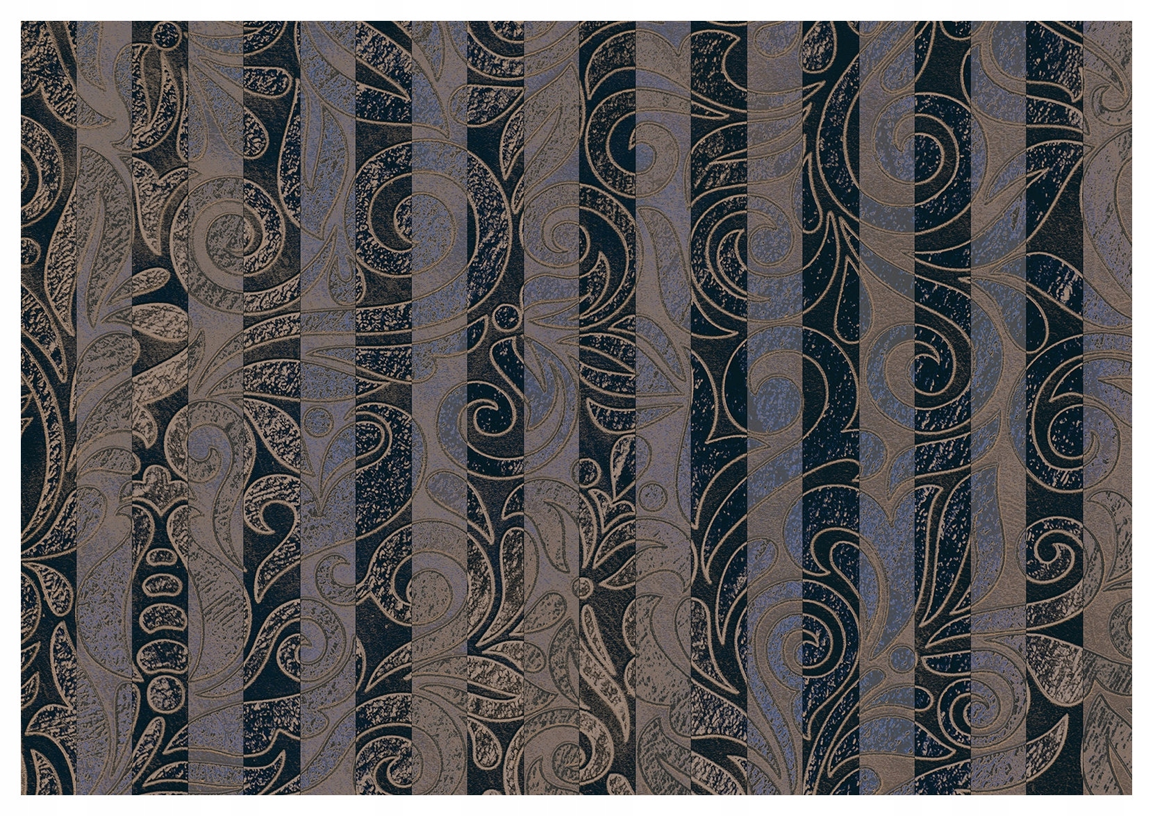 Fototapeta Elegantné pruhy Zlato-modré Vinylová klasika 416x254 lepidlo