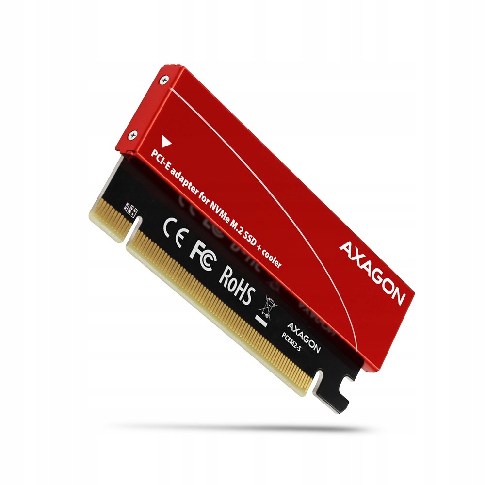 

PCEM2-S Adapter wewnętrzny PCIe x16, 1x M.2 NVMe
