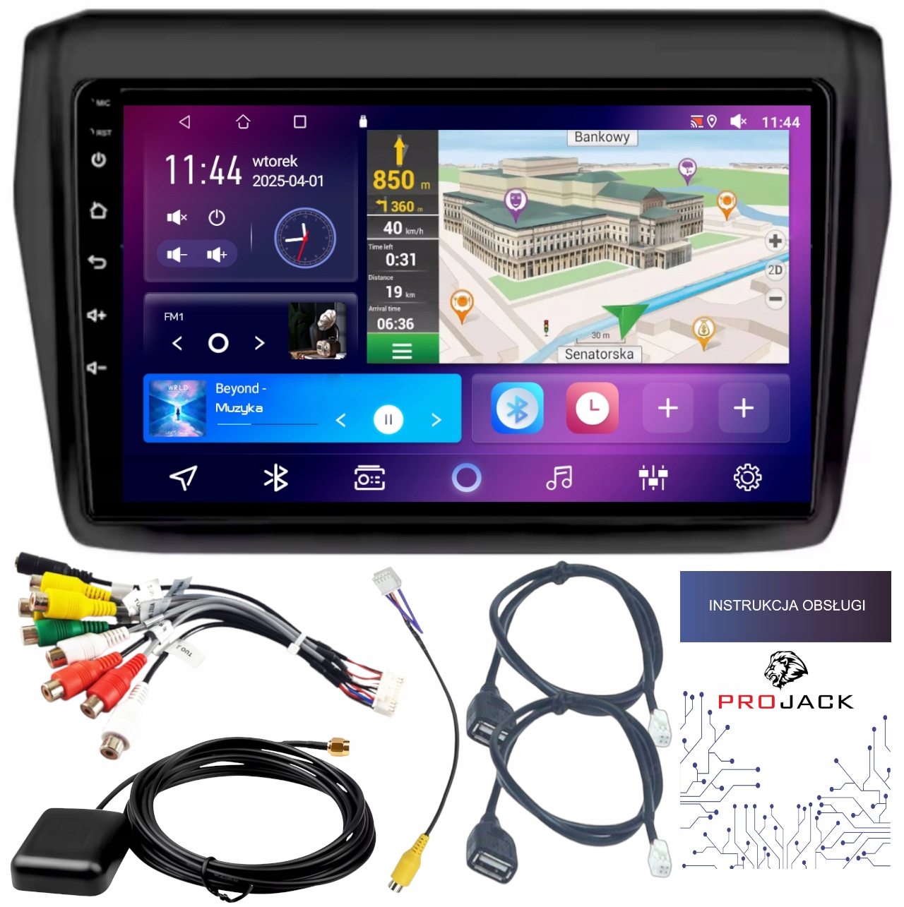 Autorádio Gps Android Suzuki Swift 2017-2022 Carplay Wifi 4GB 64GB
