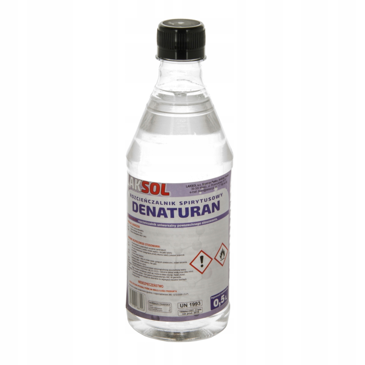 

Denaturat fioletowy 0,5L butelka