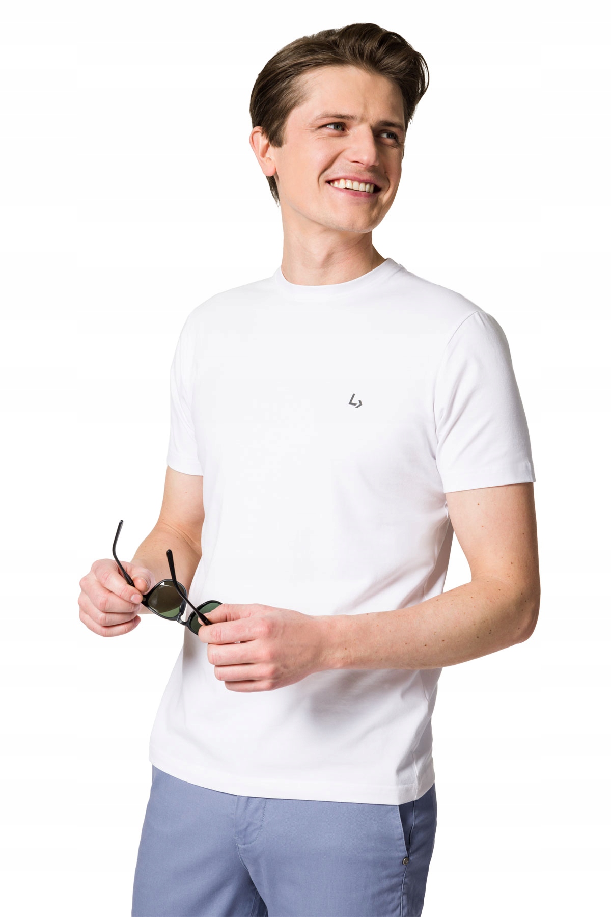 

Koszulka Męska T-shirt Biała Linus Lancerto XL