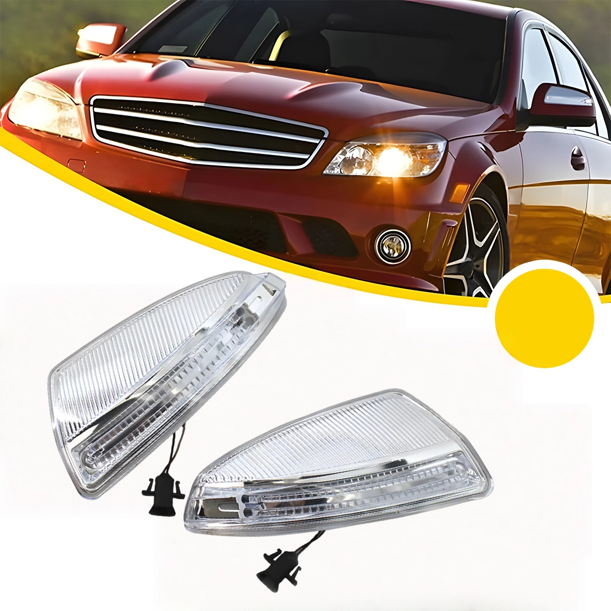 Pro Mercedes W204 Vito Viano W639 Směrovka Zrcátko L+p