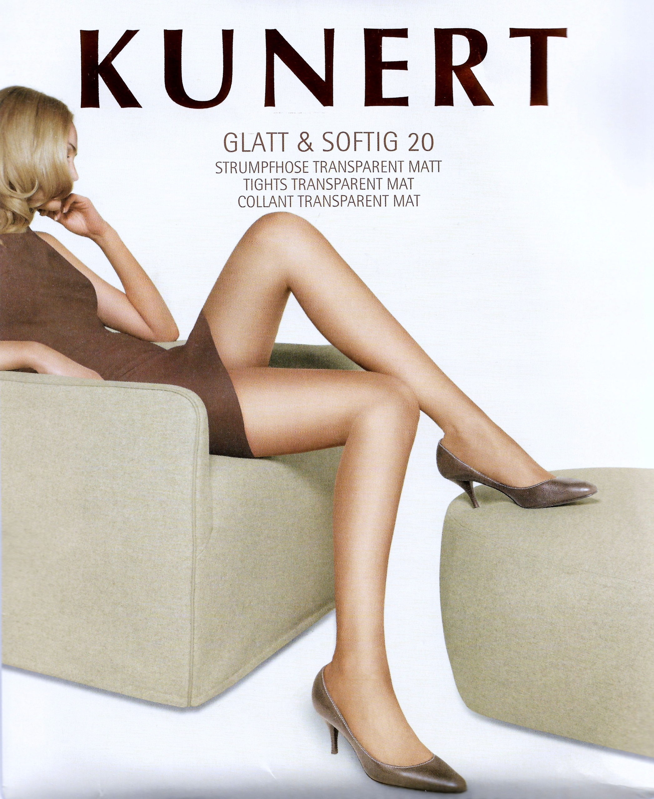 

Eleganckie rajstopy Kunert Glatt Softig grafit 6