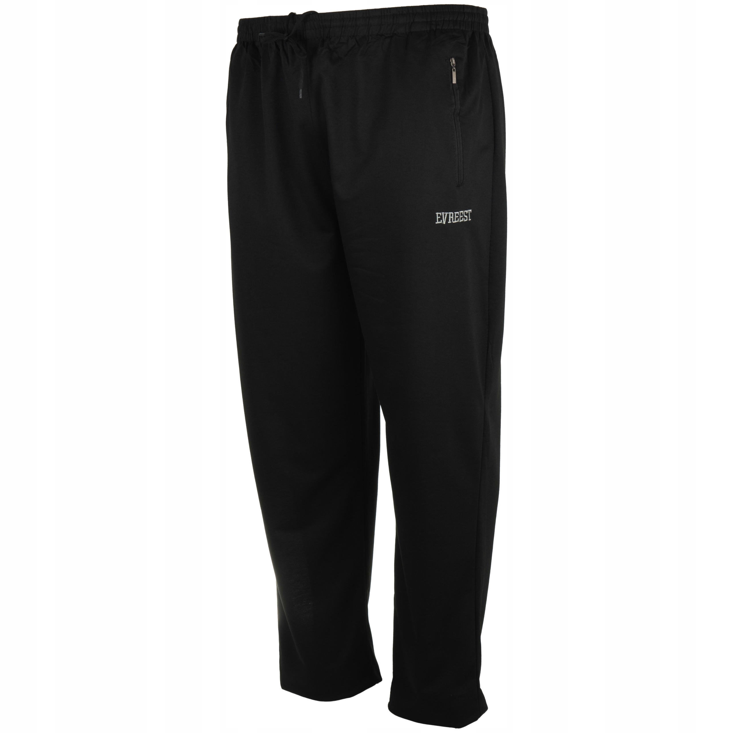 Jabos spodnie dresowe męskie proste nogawki czarny rozmiar 9XL