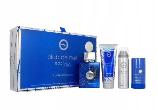 Zestaw Armaf Club De Nuit Iconic 105ml Edp 50 spray 75 sztyft 100 żel