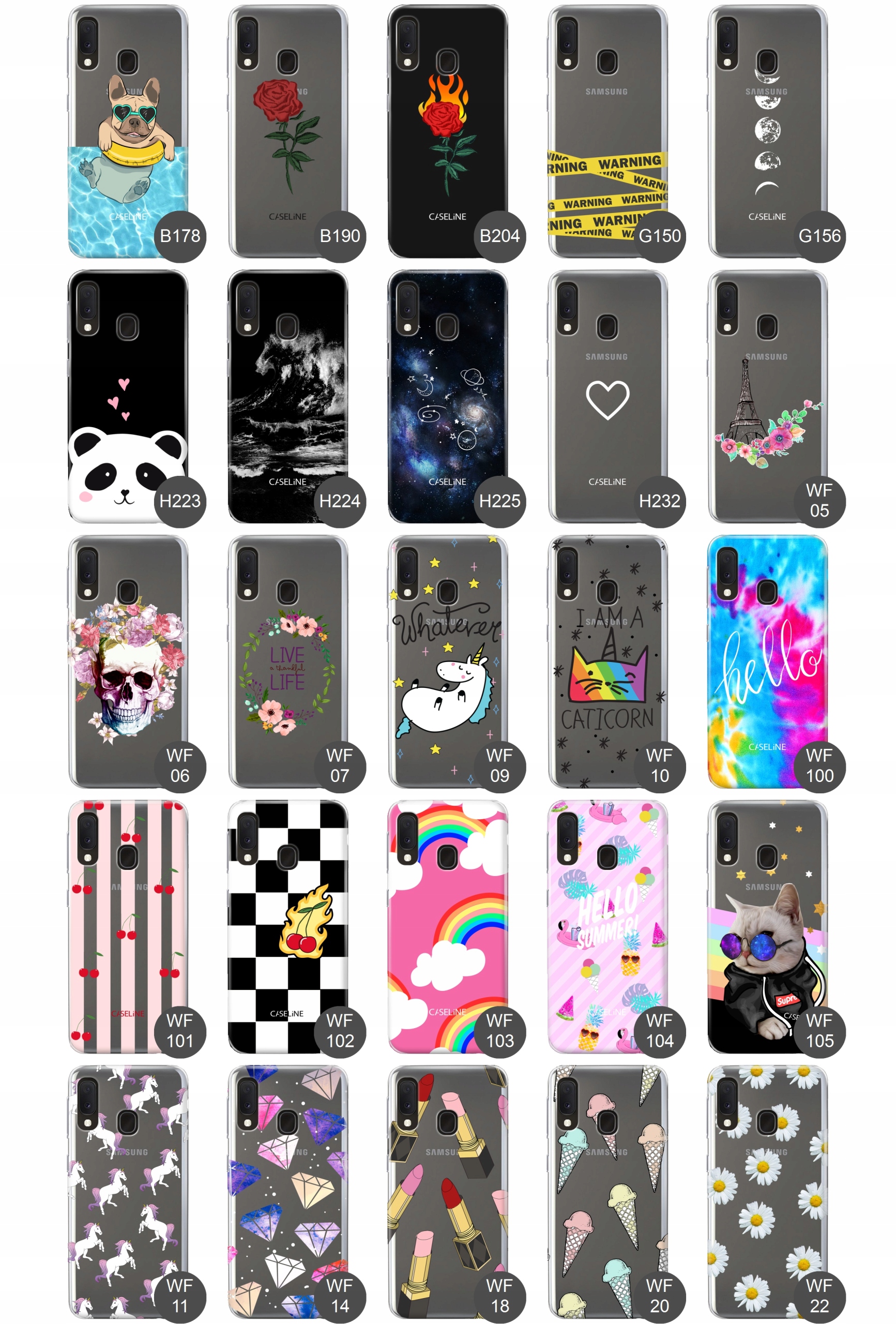 etui case guma do Samsung A20E silikon