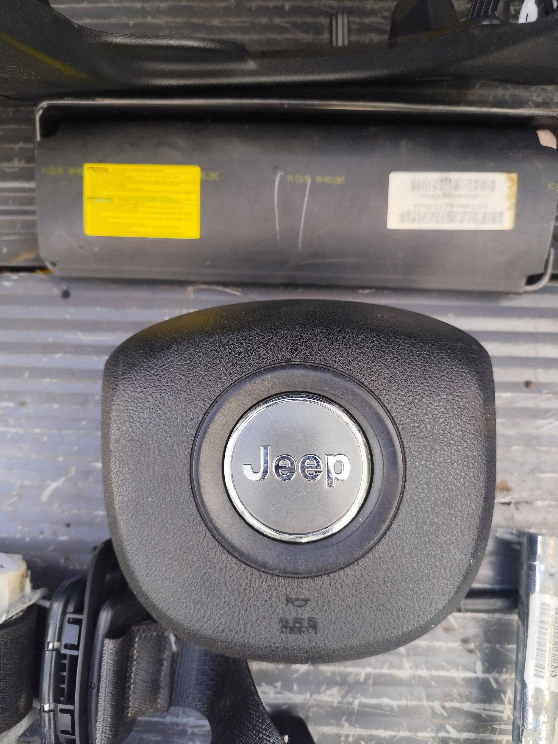 JEEP CHEROKEE KL TRAILHAWK leder NIC konsole airbag gurten KOMPLET ausbau