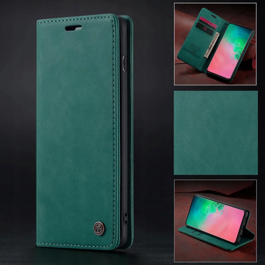 ETUI PORTFELOWE SKÓRZANE CASEME SMART MAGNET DO REDMI NOTE 12 4G + SZKŁO Dedykowana marka Xiaomi