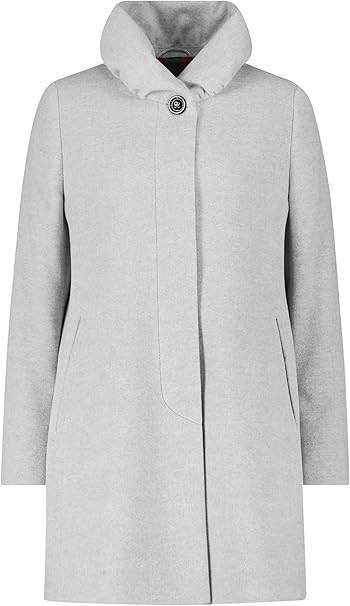 Gil Bret Šedý Klasický Kabát S Vlnou A Dlouhým Rukávem 36 Jpa