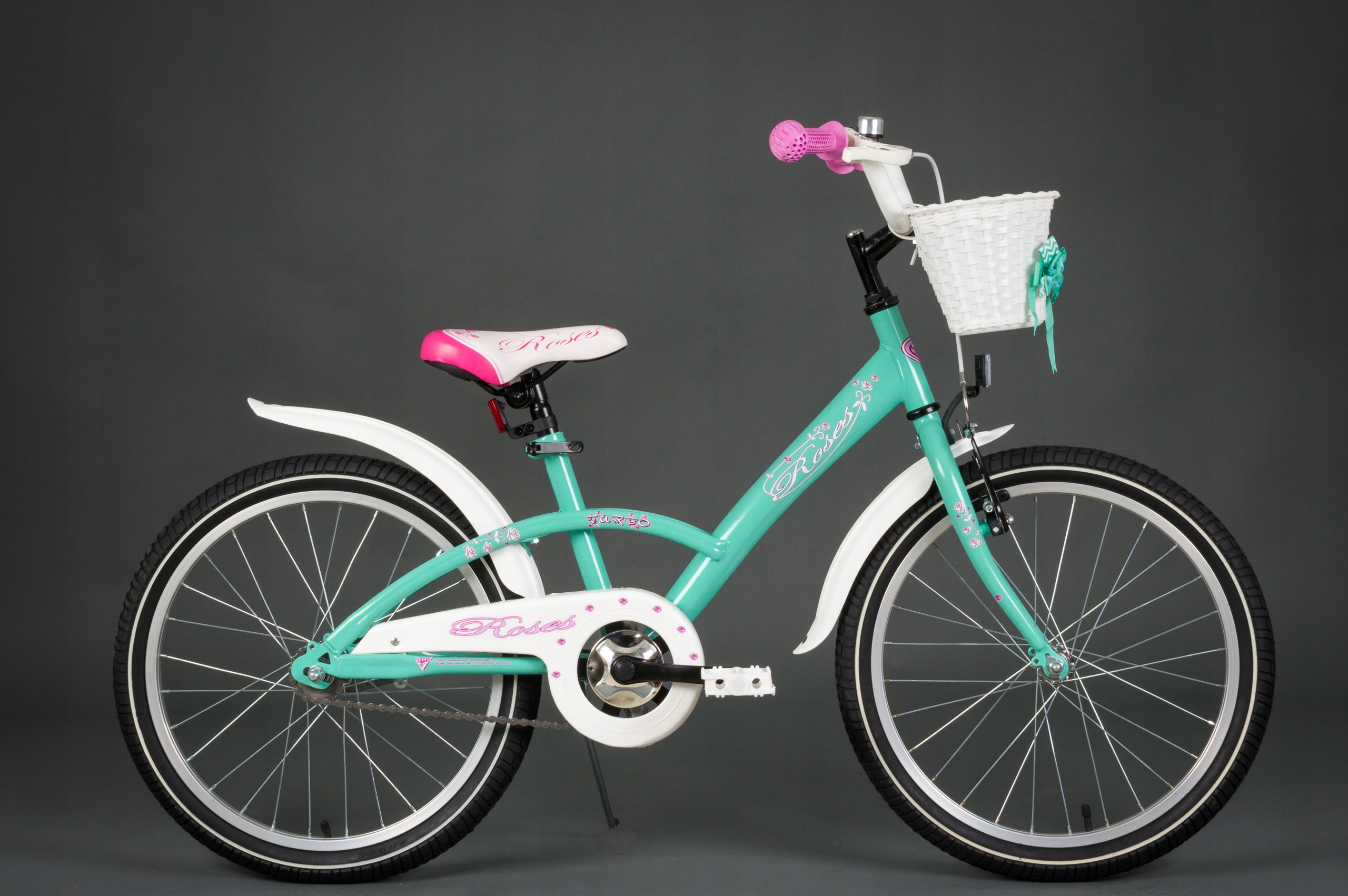 Polski ROWER 20" ROSES ROWEREK miętowy Rok produkcji 2022