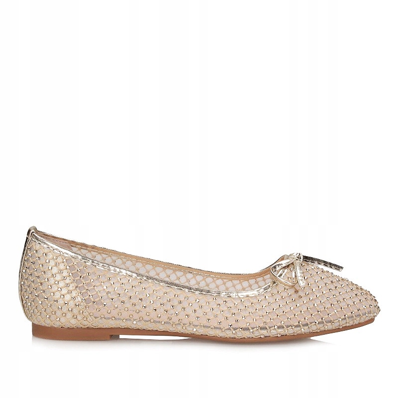 Elegantní dámské baleríny Sca'viola S-428 Beige