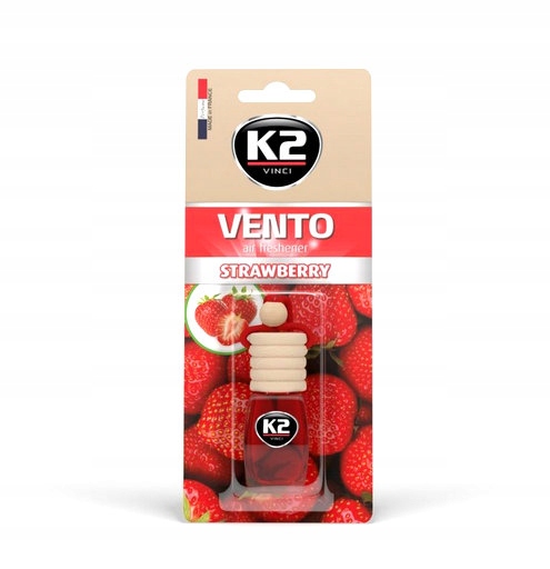 

K2 Vento Zapach Samochodowy Flakonik Truskawka