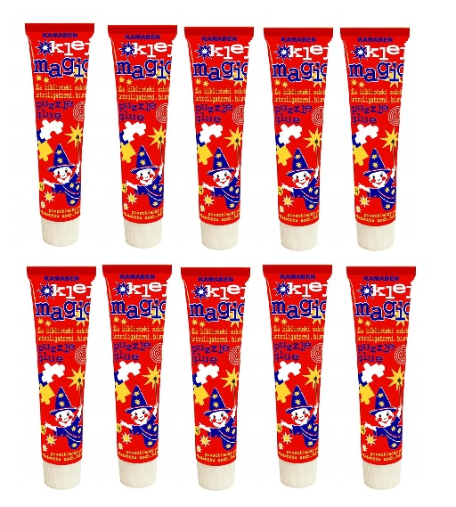 

Zestaw 10 sztuk kleju Magic w tubie 45g