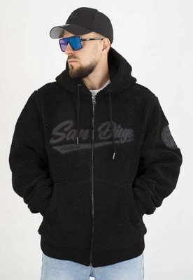 Mikina Pit Bull S Kapucí Zip Galaxy černá