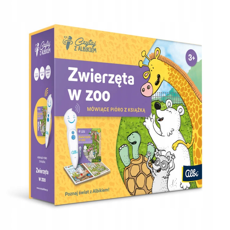 

Zestaw Książka Zwierzęta W Zoo Pióro Albik kids 3