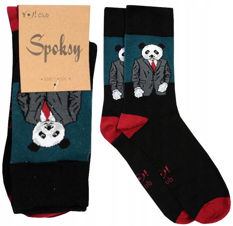 

Spoksy Skarpetki Śmieszne panda misiu 43/46 MyF
