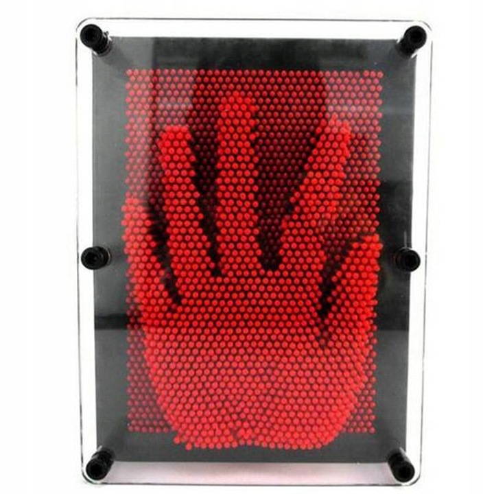 

Tablica Szpilkowa 3D Pinart Kształty Czerwona
