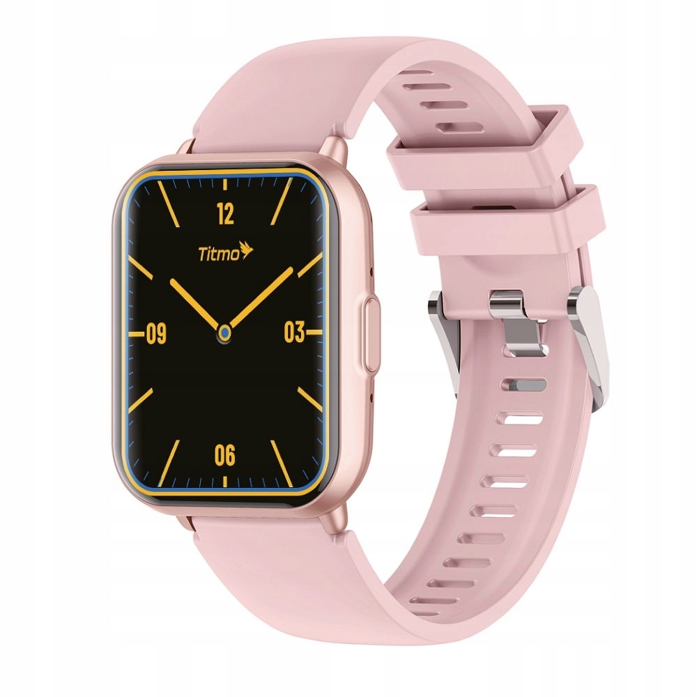 Chytré Hodinky Voděodolné Růžové Bluetooth Hovory Krokoměr