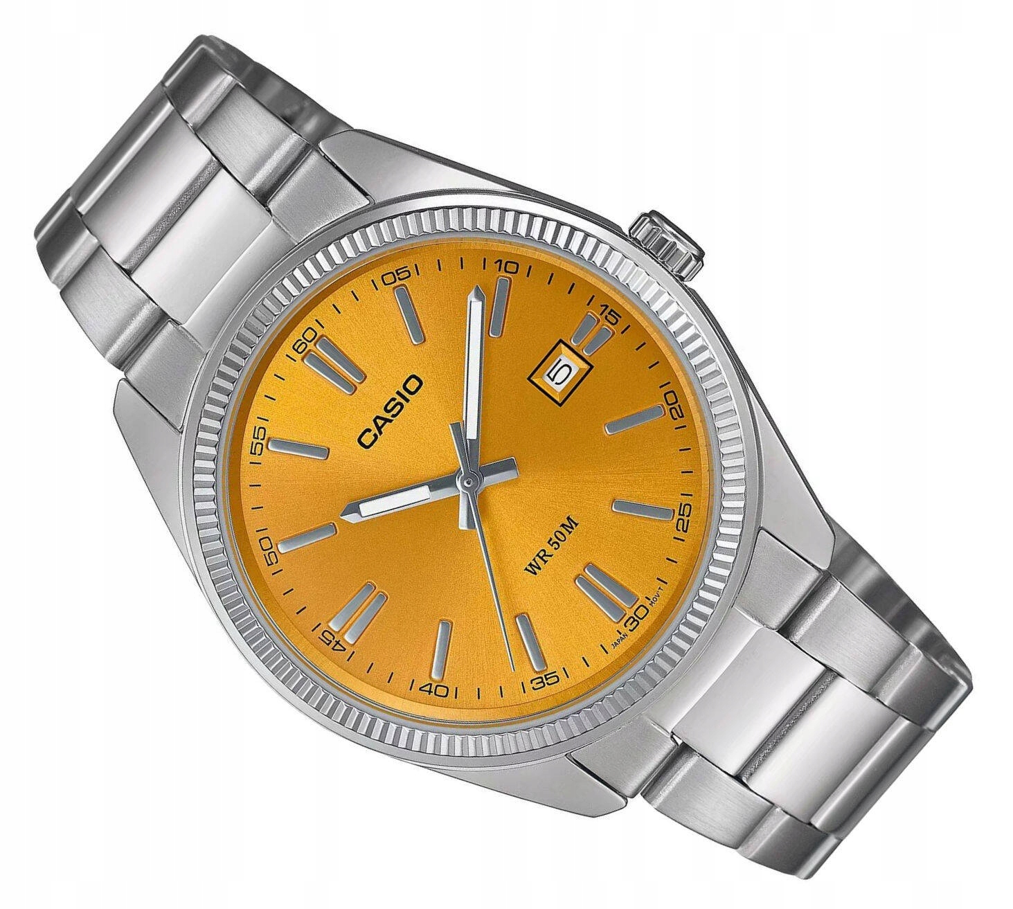 Klasické Pánské Vodotěsné Hodinky Casio MTP-1302PD -9AVEF Oranžové