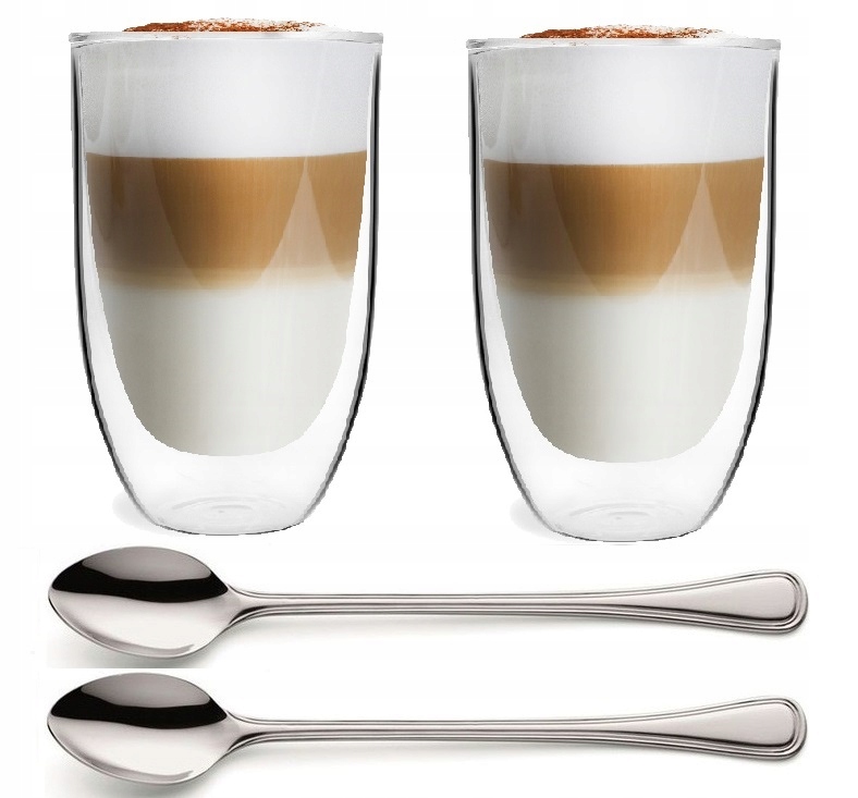 

Vialli 2 Wysokie Szklanki Termiczne Kawy Herbaty