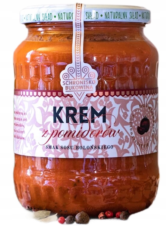 3x Vegetariánský rajčatový krém Schronisko Bukowina 700 ml