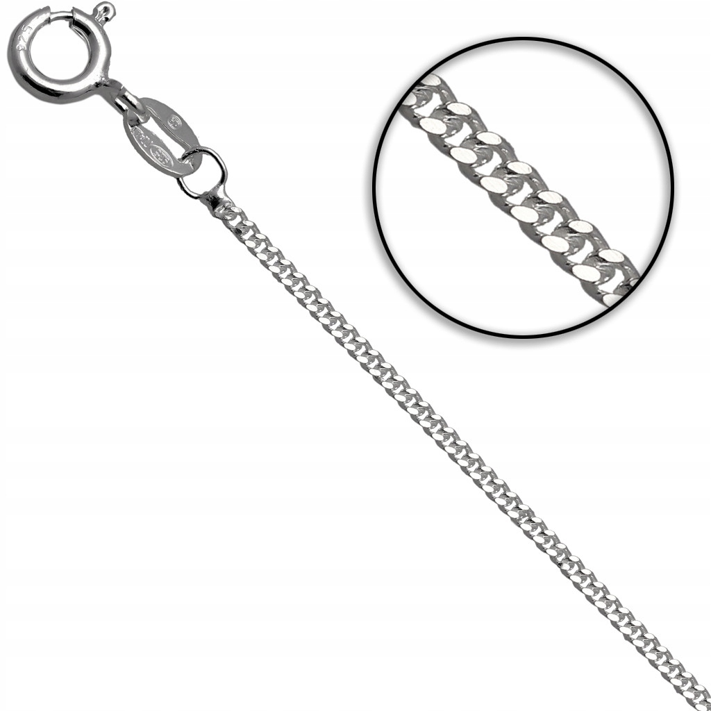 

Łańcuszek srebrny pancerka 55cm 1.4mm 925