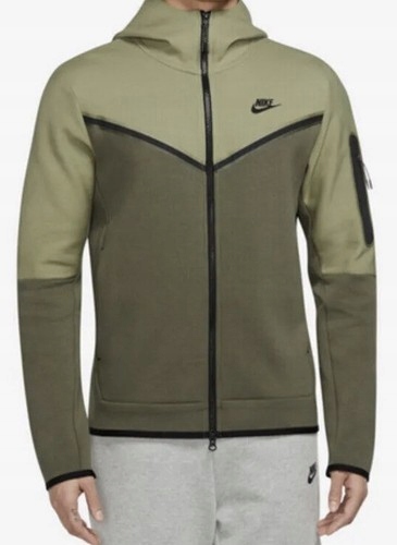 Nike Tech Fleece Bluza Męska z Kapturem Oliwkowa XL Model FB7921-064
