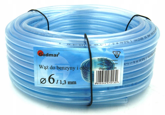 

Wąż Przewód Igielitowy Fi 6MM Benzyna Olej 25M